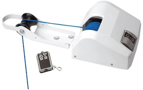 XDTKJDZ Verricello Elettrico per Ancora, Kit Salpa Ancora per Barca d'Acqua Salata, con Telecomando Senza Fili, Verricelli da Traino per Carichi Pesanti, per Navi, Yacht, Barche da Pesca