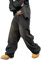 Zewool Jeans Baggy Hip Hop per Uomini,Jeans Skater a Gamba Larga,Pantaloni in Denim a vestibilità Loose,Streetwear Gamba Dritta vestibilità Rilassata Y2K Vintage Skateboard,A10 Nero,L