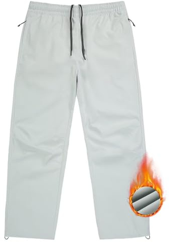 FLYGAGA Damen Regenhose Wanderhose Wasserdicht Atmungsaktiv Camping Outdoor Trekkinghose Winddicht Softshellhose Fahrrad Überziehhose Leichte Elastischer Bund mit Kordelzug