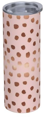 YXDVPALNE Oro rosa dipinto Borraccia isolata da 20 once in acciaio inossidabile, tazza sottovuoto, borraccia