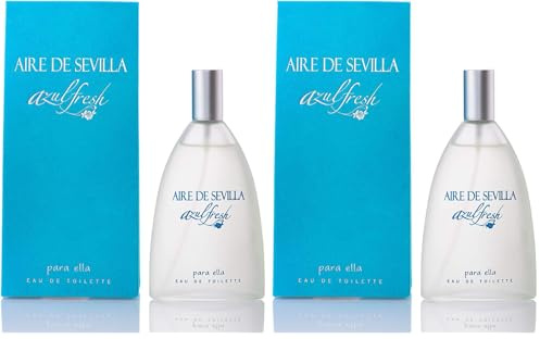 AIRE DE SEVILLA Azul Fresh Agua de Colonia - 150 ml (1263-35839) (Paquete de 2)