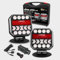 Yuanjoy Kabellose Anhänger Rücklichter Set, IP67 Wasserdicht 12V/24V Dynamisches mit Verstellbarem Klebesockel, für Wohnmobile Boote Fahrzeuge Caravans