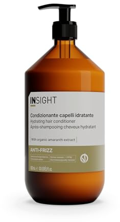 Insight Anti-Frizz Feuchtigkeitspflege, 900 ml, leichte und feuchtigkeitsspendende Conditioner, um stumpfes und stumpfes Aussehen von krausem Haar entgegenzuwirken, Glasverpackung