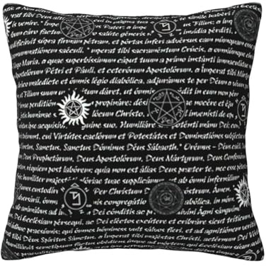 FBGHHTY Supernatural Inspiration-Druck-Kissenbezüge, weich, hautfreundlich, quadratisch, für Schlafzimmer, Sofa, Ganzjahresdekoration