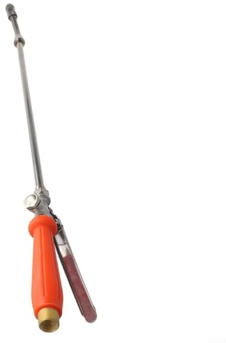 111,8 cm Sprühstab Verstellbare Düse Edelstahl Verlängerung mit Messinganschlüssen für 3 8 und 1 4 Zoll Gartenschläuche Mehrere Längen Auslauffreies Design für Pflanzen Auto und Außenreinigung