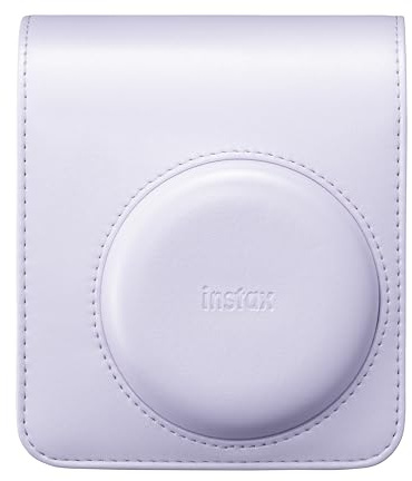 FUJIFILM instax mini 13™ Kameratasche Dreamy Purple | Kleine Sofortbildkamera-Tasche mit Trageriemen und PU-Material – Passgenaues Kamera-Zubehör für instax mini 13™