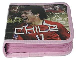 CD Hüllen: CD/DVD/BD-Tasche für 40 CD/DVD/BDs (DVD Hülle) mit motiv (ROSA)