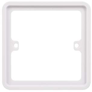 Schneider Electric - Lisse White Moulded, Single Socket Spacer, GGBLSPC1S, White