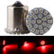 Qasim 10x 1156 BA15S P21W P15W ampoules led 24V de voiture pour véhicules clignotant indicateur de stationnement 2406 22SMD 176LM rouge