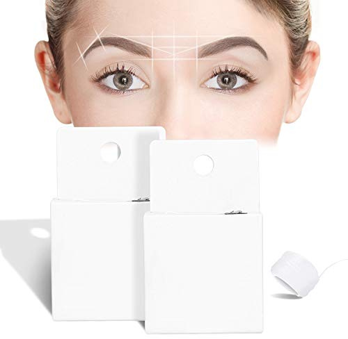 Jeezao La Migliore Stringa Preinchiostrato per la Mappatura Delle Sopracciglia per il Microblading, 20 g, Bianca