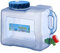 LOVIVER Botella de Agua de Plástico Reutilizable Sin BPA Galón de Agua Contenedor, 8L