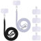 Handykette Universal, Handy Lanyard, Universelles Handy um den Hals hängend mit Pad Handy Lanyard, verstellbar und abnehmbar. (2Hellschwarz+grau)