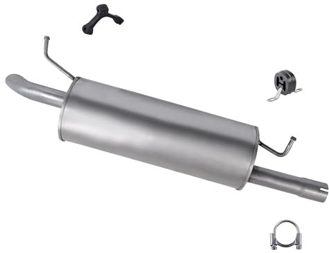 ATEC Germany Auspuff Schalldämpfer Set 1x Endschalldämpfer, mit Montagematerial Kompatibel mit VW PASSAT B5 (3B2), PASSAT B5 Variant (3B5), PASSAT B5.5 (3B3), PASSAT B5.5 Variant (3B6)