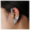 Allereya Vintage Fledermaus Ohrringe - Clip Auf Manschette Ohrringe Silber - Schmuck Für Frauen Und Mädchen