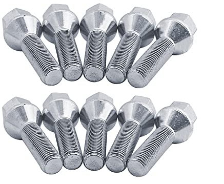 Simoni Racing Kit 10 bulloni Ruote Chiave 17 M14x1.5 Lunghezza 60 mm Testa Conica