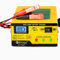 Etrogo Intelligent Pulse Charger 10A Auto Stop Charging Two Charging Modes for 6V 12V Lead Acid Battery with Bar Screen (3 Pin UK Plug)