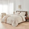 YASMENG Boho Bettwäsche 135x200 Beige Getuftet Geometrisch Bettwäsche Boho Style Modern Aesthetic Bettwäsche Weiche Mikrofaser Bettbezug Set 2teilig mit Reißverschluss und 80x80 cm Kissenbezug