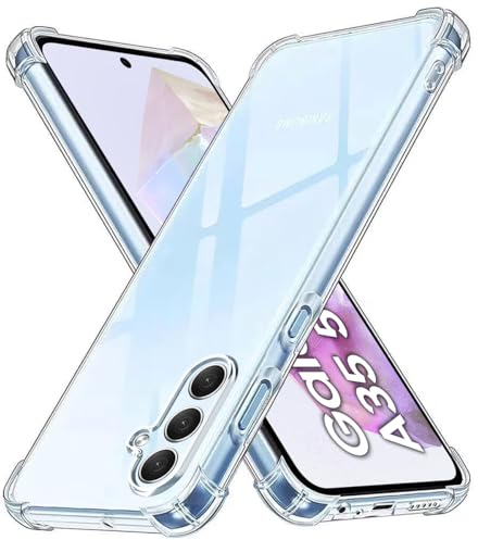 Totill Cover per Samsung Galaxy A35 Cover, [Rinforzare la Versione con Quattro Angoli] [Protezione per la Fotocamera] Custodia Protettiva in Silicone Morbido Antiurto in Gomma TPU Phone case