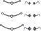 Longbeauty 9 Pcs Nasenring Nasenkette 316L Edelstahl Spirale Nasenstecker Nostril Piercing Schmuck, Schwarz