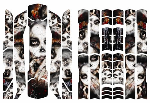 BIKE-label Rahmenschutzaufkleber La Catrina für Fahrrad E-Bike Scooter Tuning Sticker X400146VA