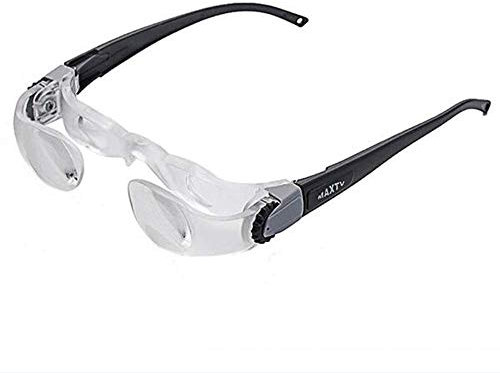 MAZHILIANG Headband Magnifier Visor Lenses 2.1X Magnifying Glasses, Hands-Free Head Worn,3 Diopter Lens for TV Electronics Eyelash Crafts Jewelry Circuit Watch Repair A/A