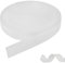 Lvjkes Goma elastica costura, 12m x 3cm Cinta elastica costura, Alta elasticidad y durabilidad, Elastico costura, Adecuado para coser ropa, pantalones y otros accesorios de costura DIY (Blanco-12M)