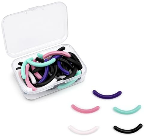 48 Stück Ersatzpads für Wimpernzange, Silikon, universal, 5 Farben | 48 Stück Ersatzpads für Wimpernzange, Silikon, universal, 5 Farben, weich, langlebig, einfach zu wechseln