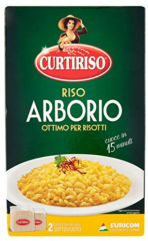 Curtiriso Riso Arborio - Mittelkorn-Reis für Risotto, 1er Pack (1 x 998 g)