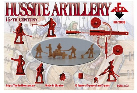 Red Box RB72038 - Hussite Artillery, 15th Century, Resin Bausätze