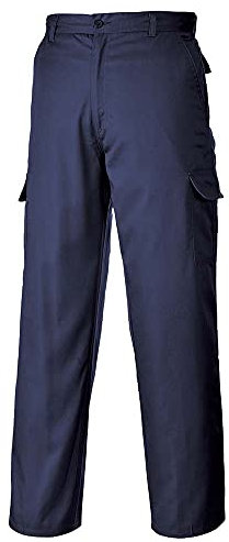 Portwest C701 Durable Reinforced Combat Trouser Navy Tall, 30