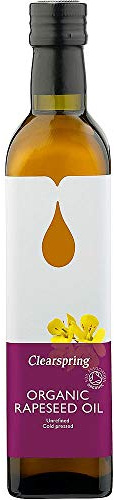 Clearspring Organic Rapeseed Oil 500ml (Pack of 2)