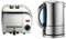 Dualit Classic 2-Slot Toaster - Stainless Steel & Dualit 72905 Architect Stainless Steel Kettle, 1.5L, Brushed Stainless Steel