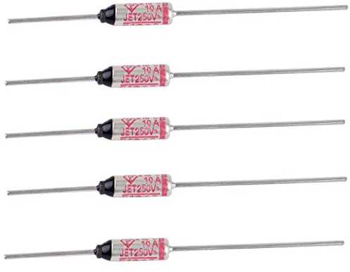 Eastar 5 Stück SF214E SEFUSE Abschaltungen Thermosicherung 10A 250V