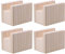 RDEXP 10x7x8,5cm Rillenbreite 4cm Holztisch Schreibtisch Bett Riser Lift Möbel Beinheber Füße Bis zu 5cm Lift Packung mit 4