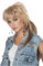 California Costumes Vokuhila-Damenperücke Karneval 80er blond - Blond
