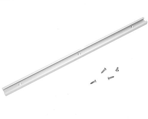 T-slot T-track Barre à Onglets, Rail en T Onglet Mitre en Alliage d'Aluminium non Poreux T-track T-slot Mitre Track Jig Fixture pour Router Table Outil de Serrage(400mm)