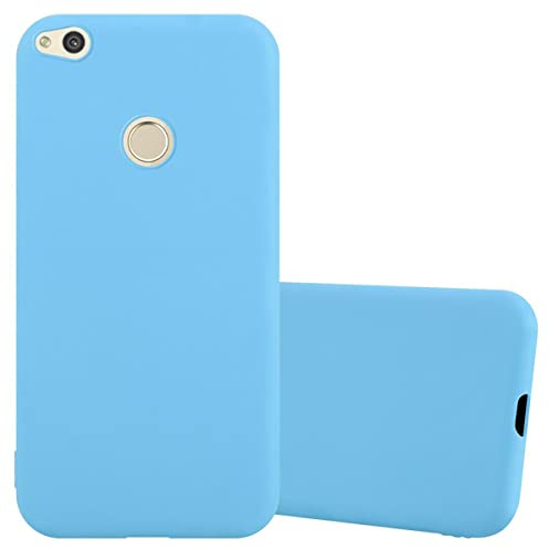Cadorabo Funda para Huawei P8 Lite 2017 / P9 Lite 2017 en Candy Azul - Cubierta Proteccíon de Silicona TPU Delgada e Flexible con Antichoque - Gel Case Cover Carcasa Ligera