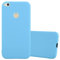 Cadorabo Custodia per Huawei P8 LITE 2017 / P9 LITE 2017 in CANDY BLU - Morbida Cover Protettiva Sottile di Silicone TPU con Bordo Protezione - Ultra Slim Case Antiurto Gel Back Bumper Guscio