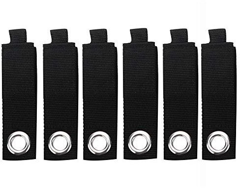 DOTU 6Pcs Heavy Duty Storage Straps, for Cable Ties Reusable Fastening Wire Organizer Household Garage Hook-And-Loop Storage Straps for Cords Hoses Rope RV Boat And Garage Storage Organization