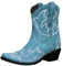 Stivali Invernali Donna Scarpe da Neve Stringati Pelliccia Caldo Snow Boots Caviglia Stivaletti Piatto Outdoor Stivali Scarpe con Tacco Basso Cowboy Knight (37,Blu)