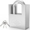 Padlock with Keys, [Impact Cut Resistance] Diyife 60mm Heavy Duty Padlock Outdoor Weatherproof Lock with 10mm Shackle High Security Lock for Warehouse, Container, Gym Locker, Garage, Shed, Fence