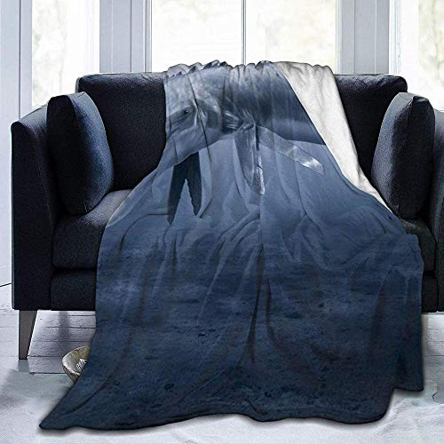 YuLiZP Decke Wohn Kuscheldecken Dolphin Monster Schere Werfen Sie Wohnzimmer/Schlafzimmer/Sofa Couch Warm Travel Super Fluffy Massivbettdecke Für Kinder Erwachsene Die Ganze Saison 80X60 Inches