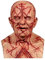 RONGbbppQ Halloween Horror Mask, Creepy Novelty Latex Full Head Skeleton Scary Masks, 3D Skull Head Mask for Men Women Halloween Costume Party Latex Mask For Adult