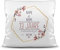 Tassendruck Kissen Hochzeitstag Veilchen Hochzeit - mit Name & Datum selbst gestalten - 13 Jahre Ehe, Geschenk Hochzeit, Jubiläum, Jahrestag - Kissen Polyester Weiß, 40x40 cm I Personalisiert