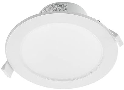 PRIOS LED Rida (Modern) in Weiß aus Aluminium (1 flammig,) Badezimmerleuchte