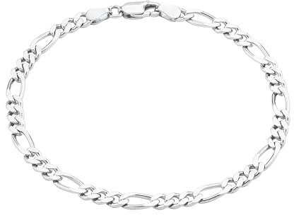 Amor Armband 925 Sterling Silber Herren Armschmuck, 21 cm, Silber, Kommt in Schmuck Geschenk Box, 2017882