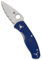Spyderco COUTEAU PERSISTENCE BLEU A DENTS