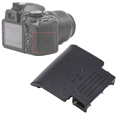 Goshyda Coperchio Slot per Scheda SD per Nikon D3100, Custodia per Scheda di Memoria per Fotocamera Digitale Protezione del Coperchio della Presa per Porta Posteriore con Molla e Fogli di Ferro