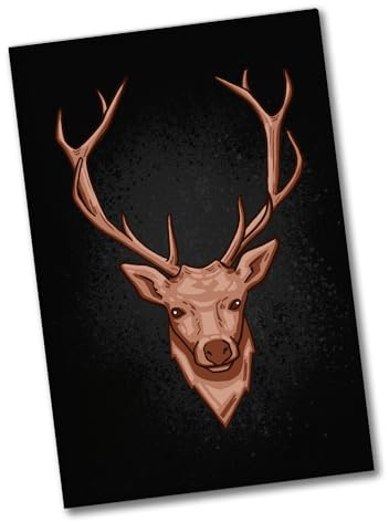 Hirsch mit Geweih Souvenir Magnet schöner Souvenir Magnet für den Kühlschrank zum Befestigen von Fotos Postkarten oder Haushaltsplan