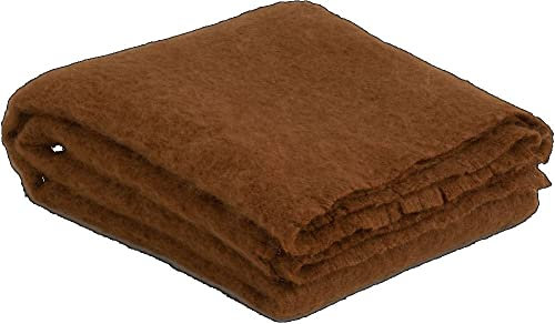 GANT Mohair Wool Tagesdecke Farbe Suede Brown Größe 130x170